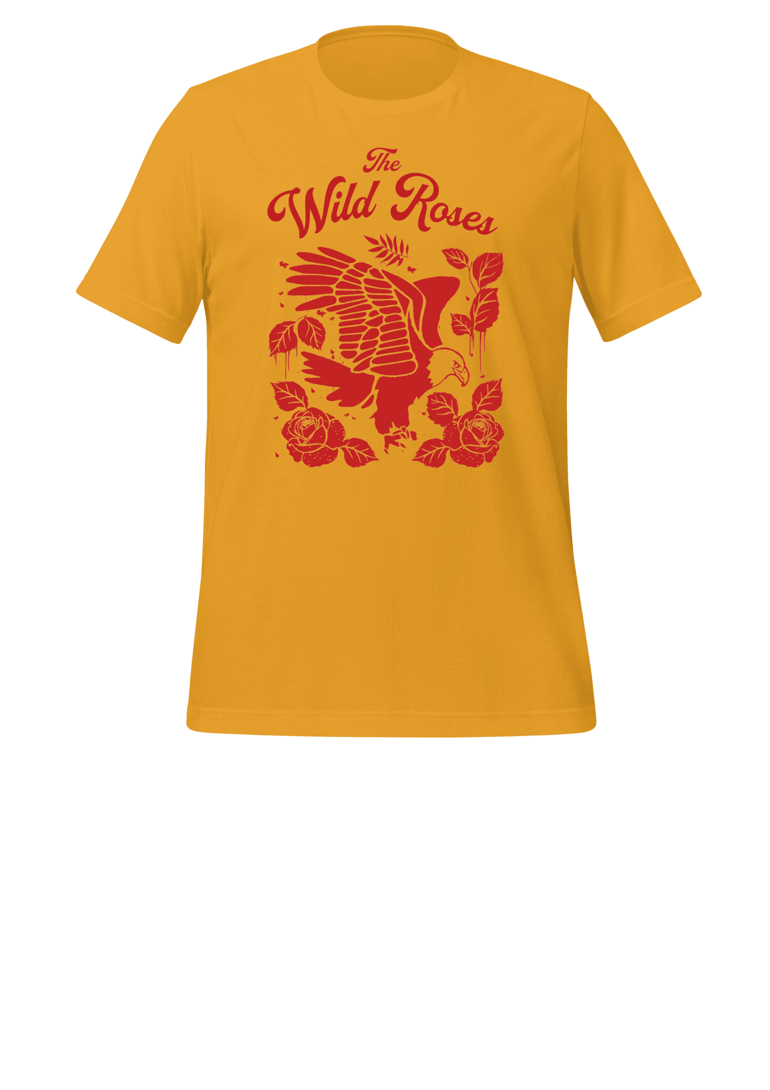 Eagle and Wild Rose, Graphic T-Shirt, Custom Graphic Tee, Nature Lover T-Shirt, Personalised Shirt, Boho T-Shirt - Image 11