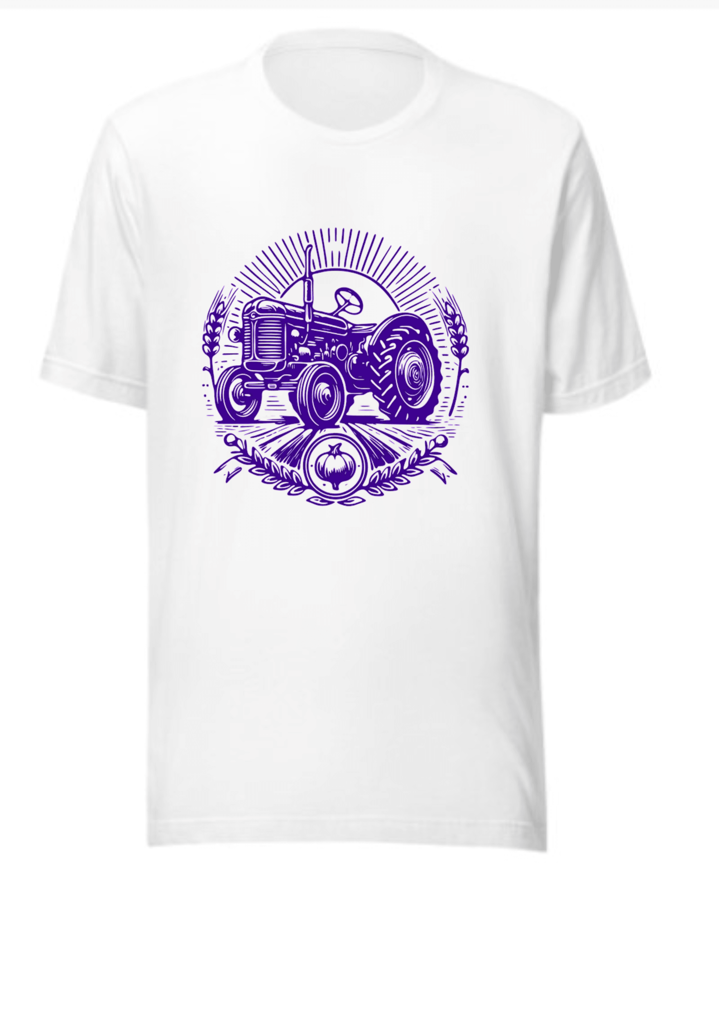 Unisex T-Shirt, Tractor Fields, Men and Women Tee, Farming Shirt, Rural Agriculture Top, Country Life Apparel