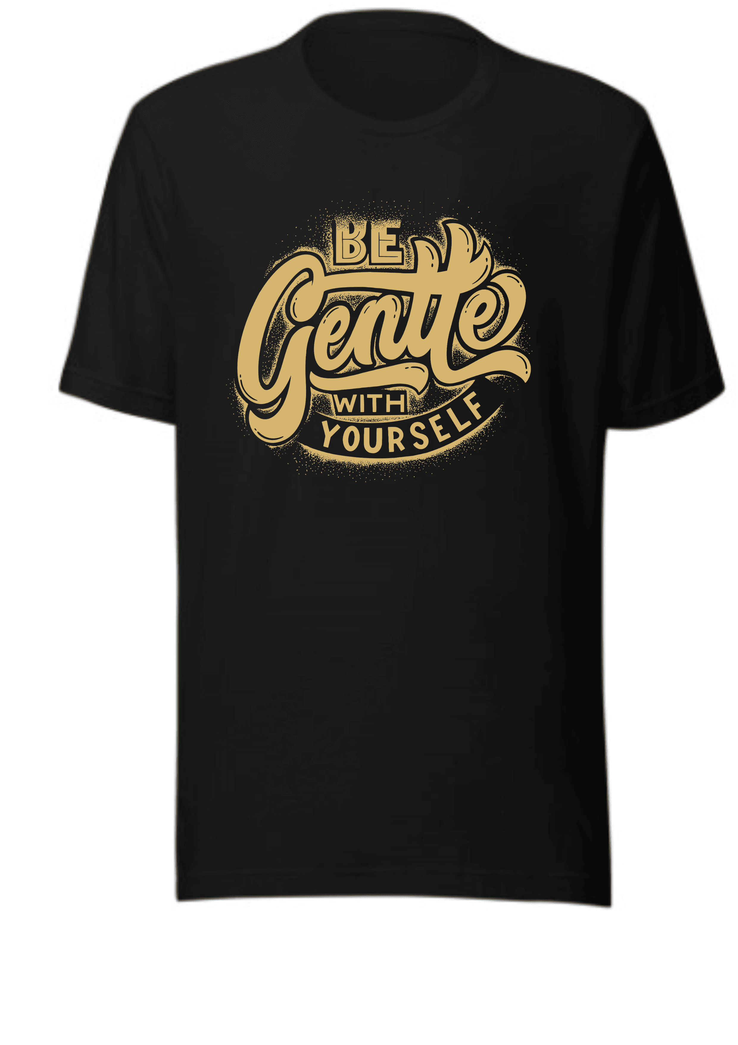 Unisex Cotton T-Shirt, Be Gentle to Yourself Graphic Tee, Cozy and Trendy, Self Love Gift, Inspirational Quote Top - Image 7