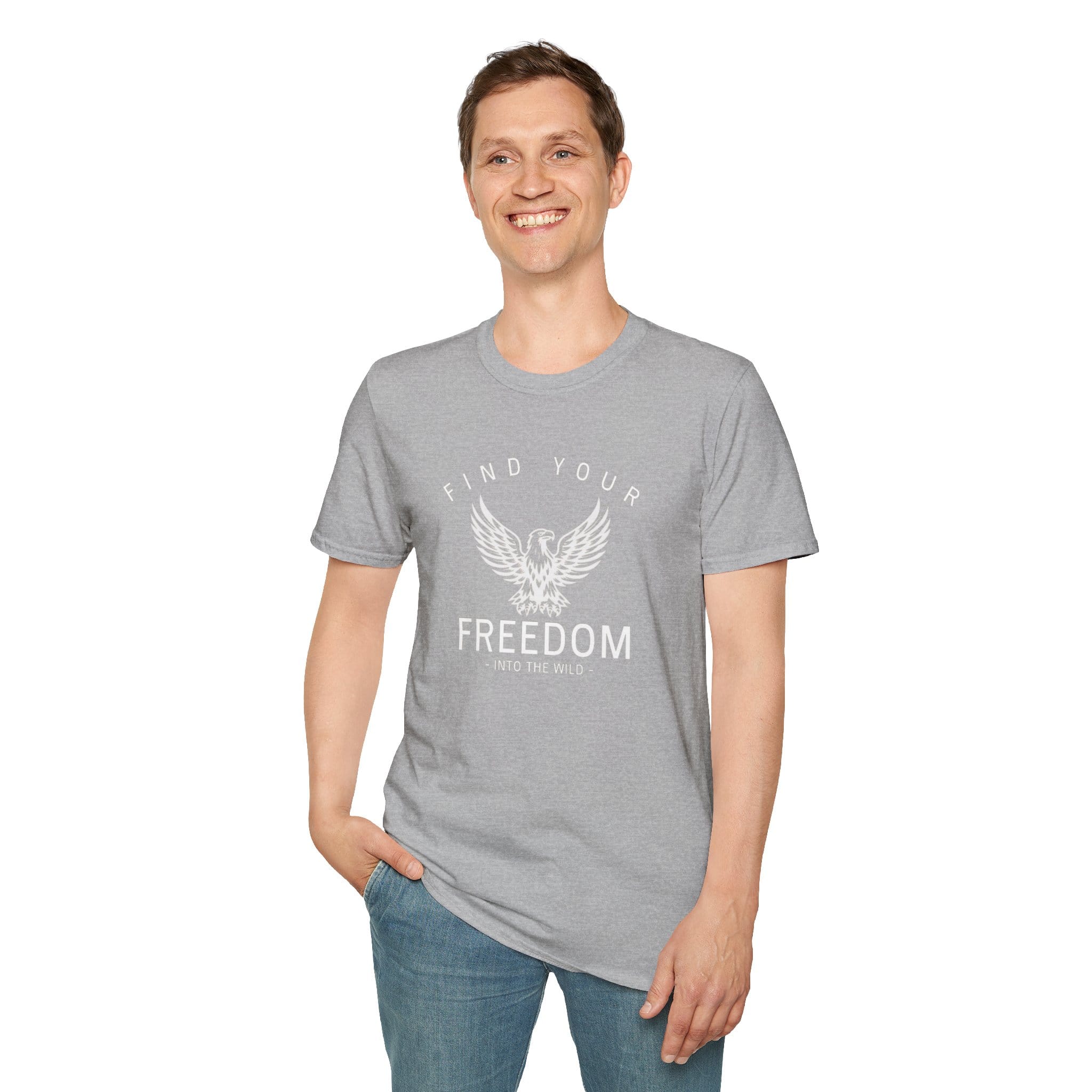 Eagle Graphic T-shirt, Unisex Tee, Custom style Shirt, Into the Wild Top, Freedom Tee, Customizable T-shirt - Image 7