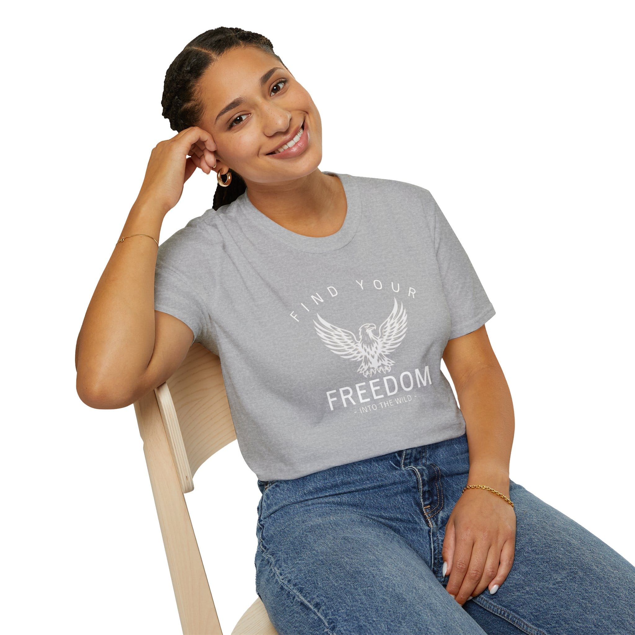Eagle Graphic T-shirt, Unisex Tee, Custom style Shirt, Into the Wild Top, Freedom Tee, Customizable T-shirt - Image 9