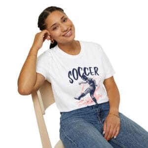Graphic T-Shirt, Soccer Lover, Football Tshirt, Unisex Sports Shirt, Athletic Apparel, Soccer Mom Dad Gift