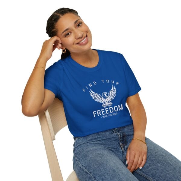 Eagle Graphic T-shirt, Unisex Tee, Custom style Shirt, Into the Wild Top, Freedom Tee, Customizable T-shirt