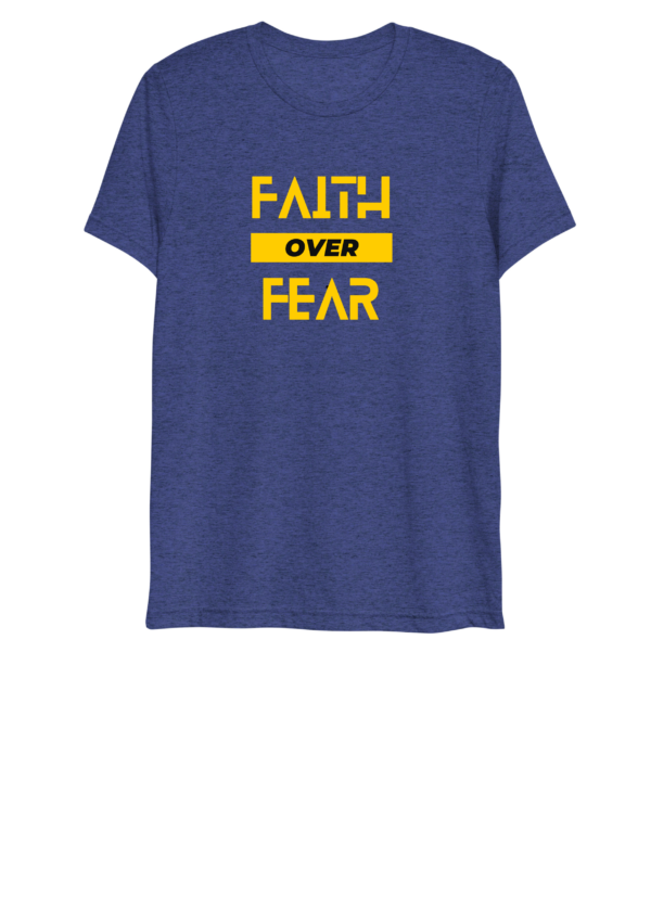 Faith Over Fear Women's T-Shirt, Casual Wear, Favourite Tee for Women, Inspirational Shirt, Graphic Tee - Image 3