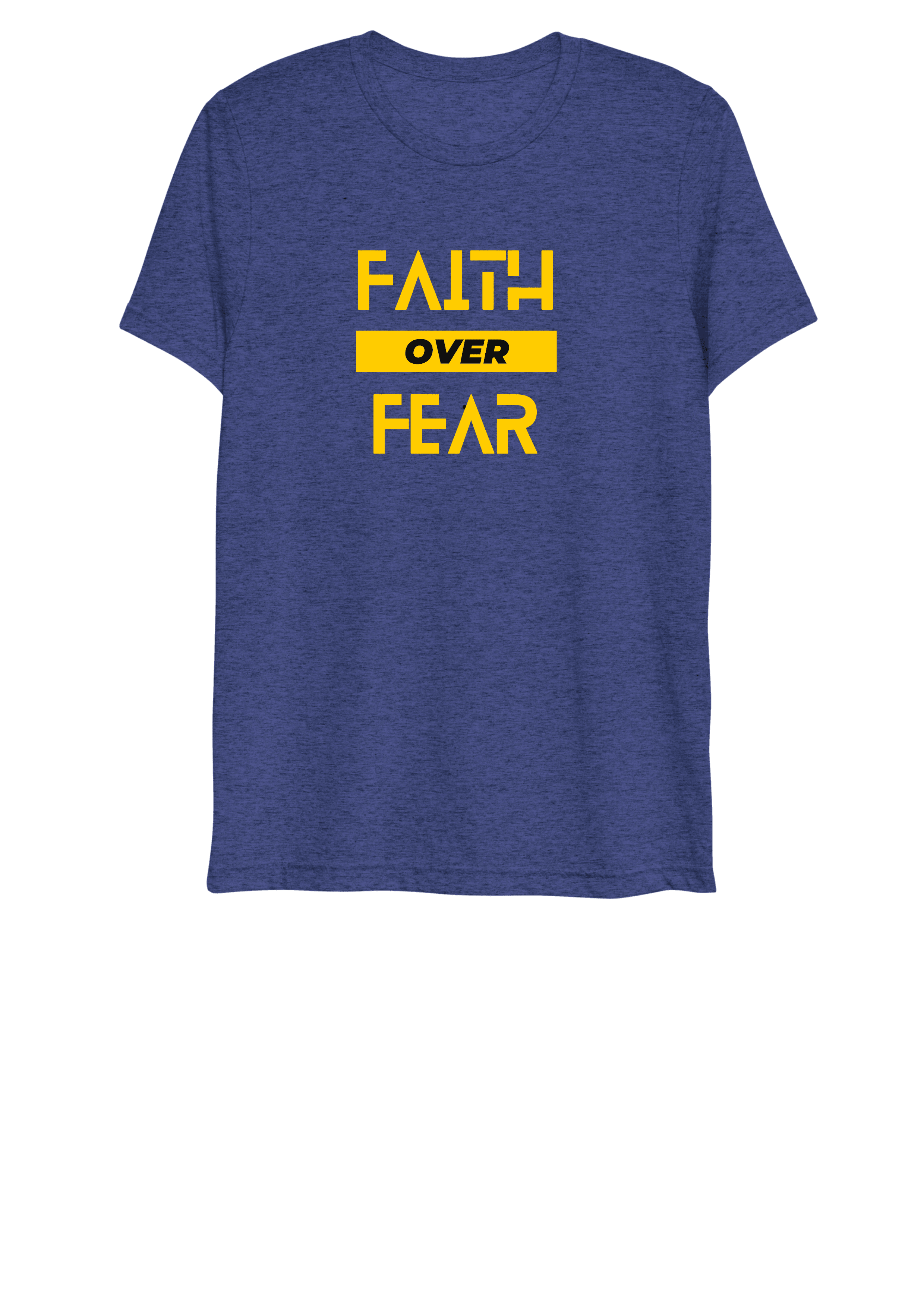 Faith Over Fear Women's T-Shirt, Casual Wear, Favourite Tee for Women, Inspirational Shirt, Graphic Tee - Image 3