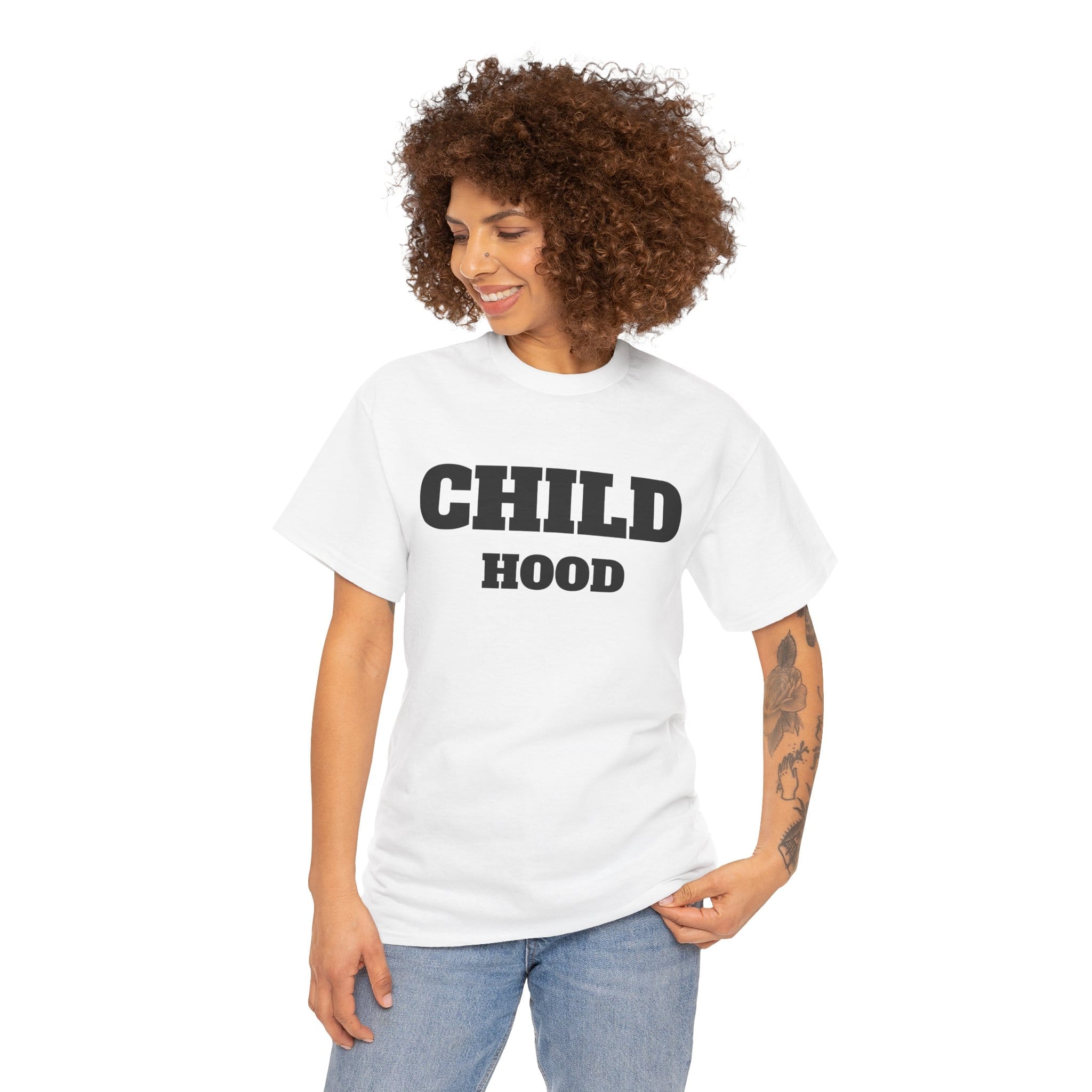 Classic Childhood Unisex Heavy Cotton Tee - Men's T-Shirt, Women's T-Shirt, Casual, Vintage, Nostalgic - Image 5