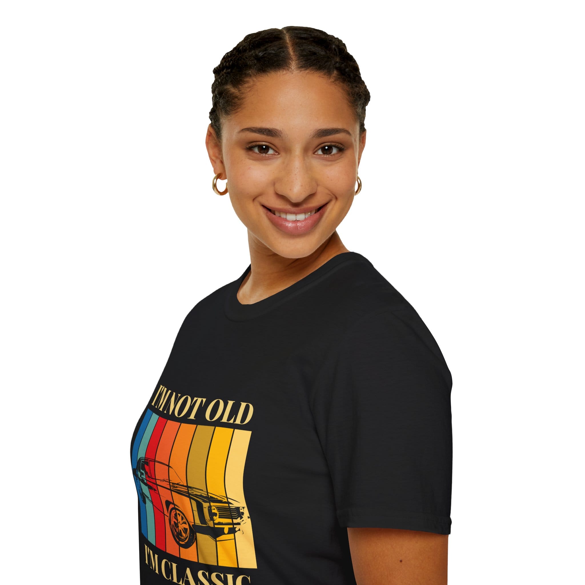 Classic Vintage Car Lover Unisex T-Shirt, Old School Tee, Retro Car Enthusiast Gift, Classic Vehicle Apparel - Image 3