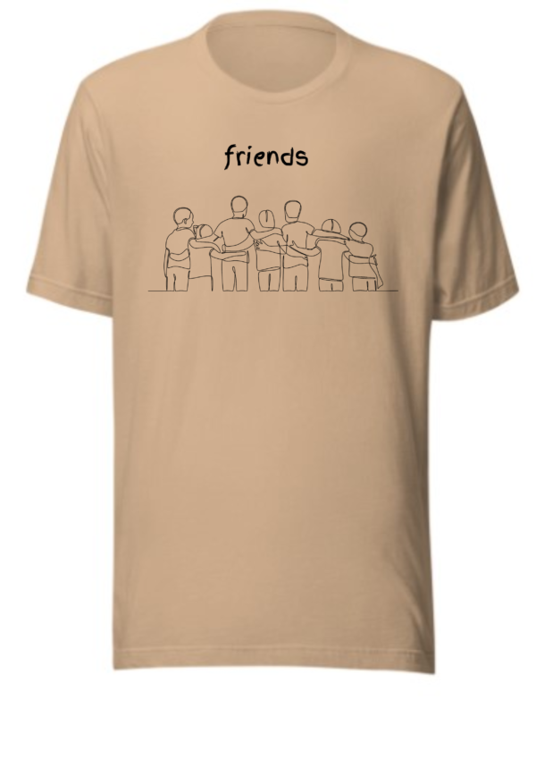 Classic Friends Unisex Heavy Cotton Tee - Men's T-Shirt, Women's T-Shirt, Casual and Vintage - Image 5