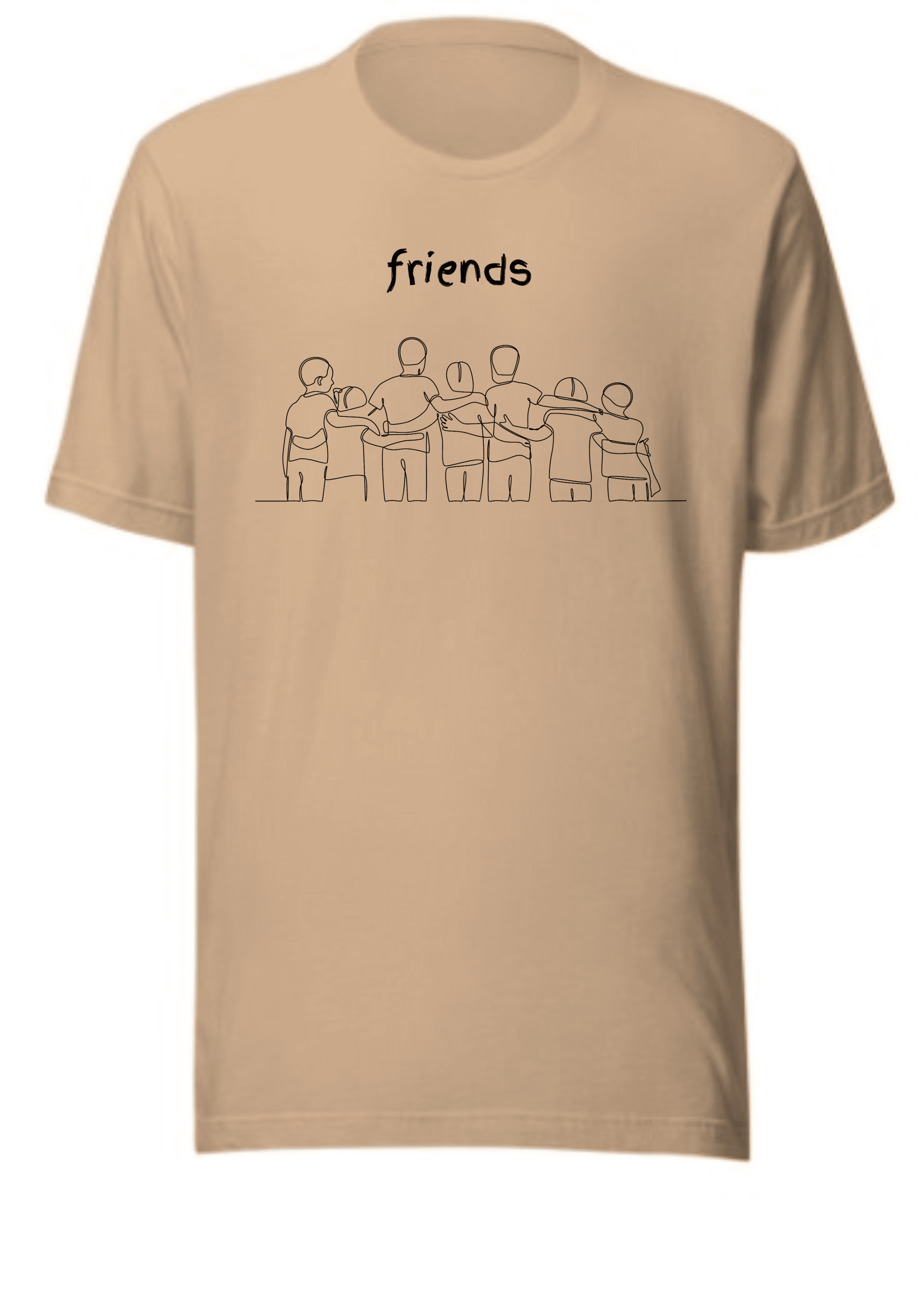 Classic Friends Unisex Heavy Cotton Tee - Men's T-Shirt, Women's T-Shirt, Casual and Vintage - Image 5