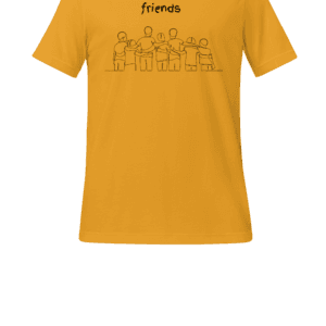 Classic Friends Unisex Heavy Cotton Tee - Men's T-Shirt, Women's T-Shirt, Casual and Vintage