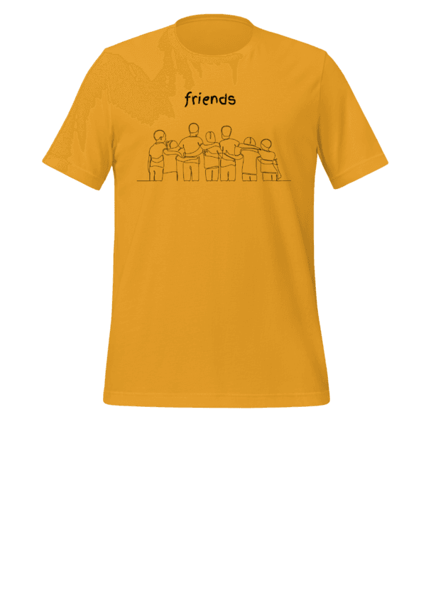 Classic Friends Unisex Heavy Cotton Tee - Men's T-Shirt, Women's T-Shirt, Casual and Vintage