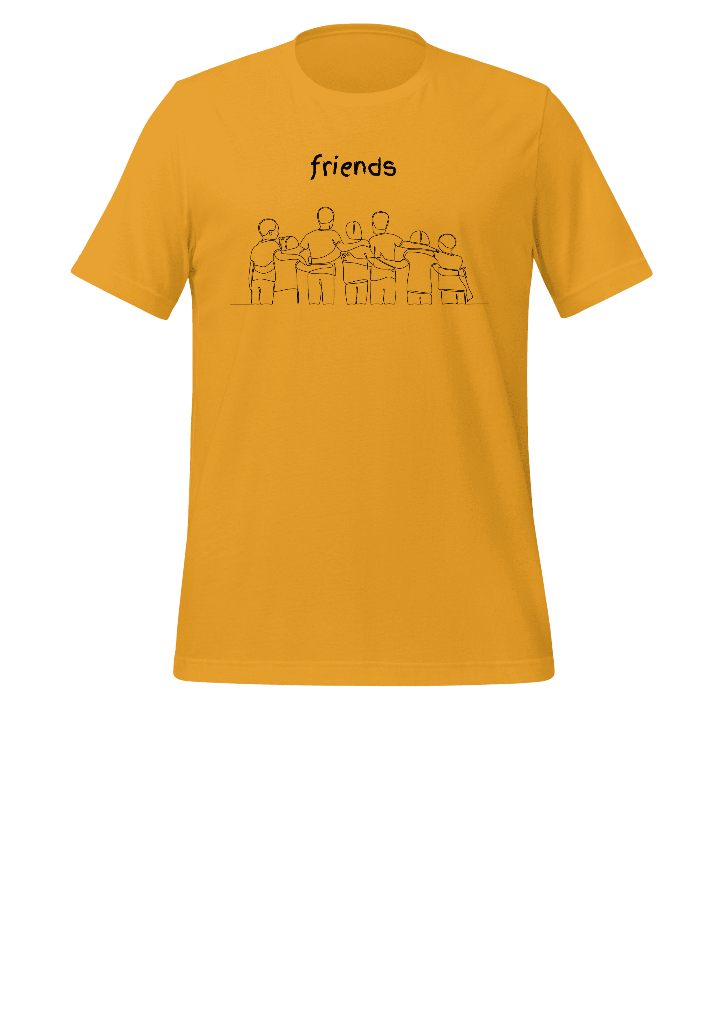 Classic Friends Unisex Heavy Cotton Tee - Men's T-Shirt, Women's T-Shirt, Casual and Vintage