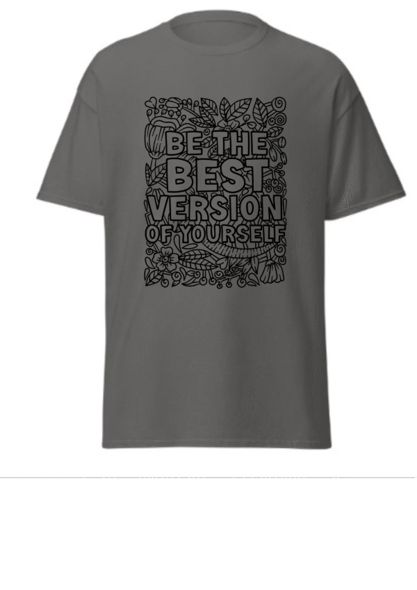 Unisex Printed T-Shirt – Be the Best Version of Yourself | Marfz.pk - Image 2