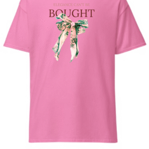 Women's Graphic T-Shirt – "Elegance Can't Be Bought"