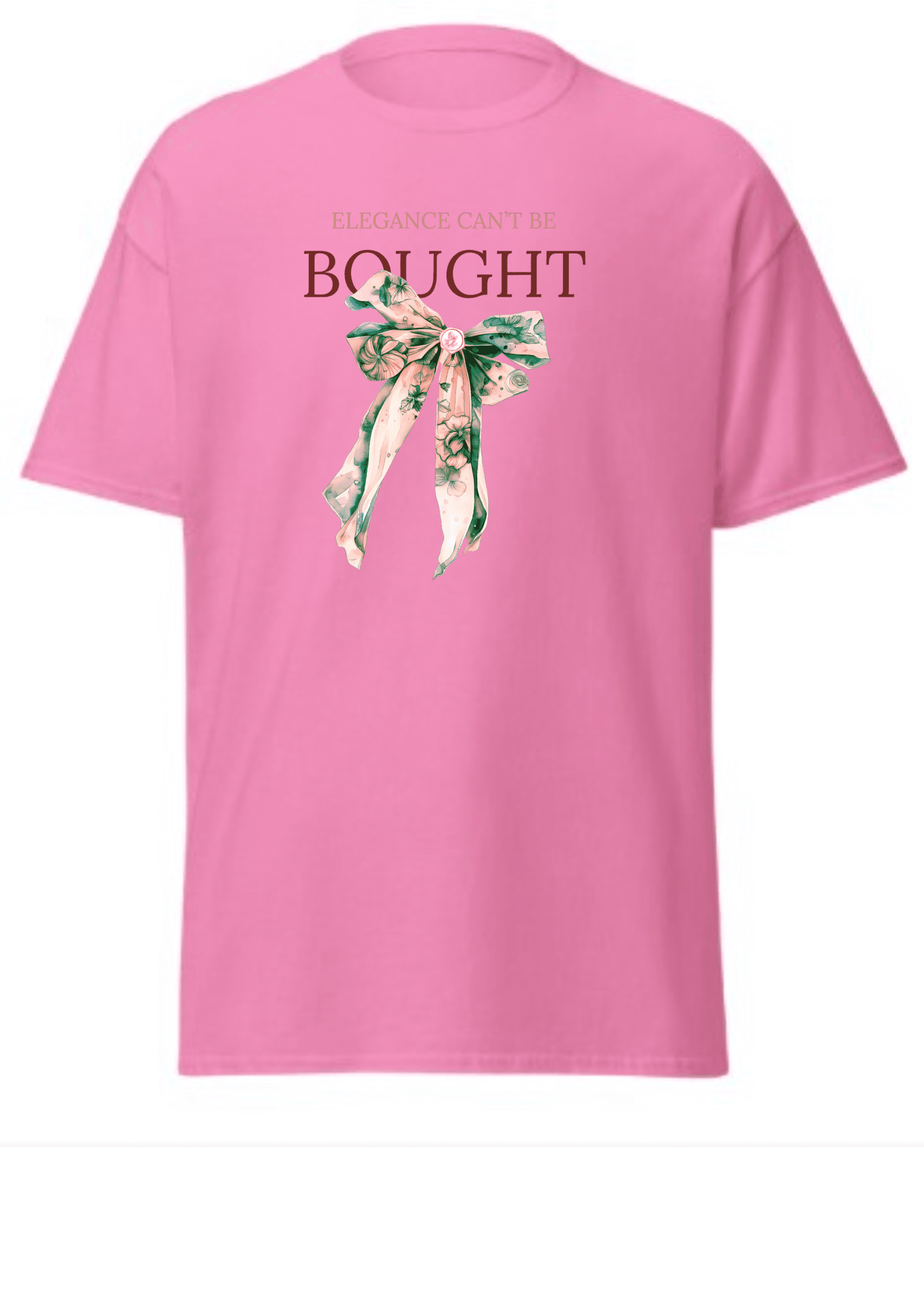 Women's Graphic T-Shirt – "Elegance Can't Be Bought"