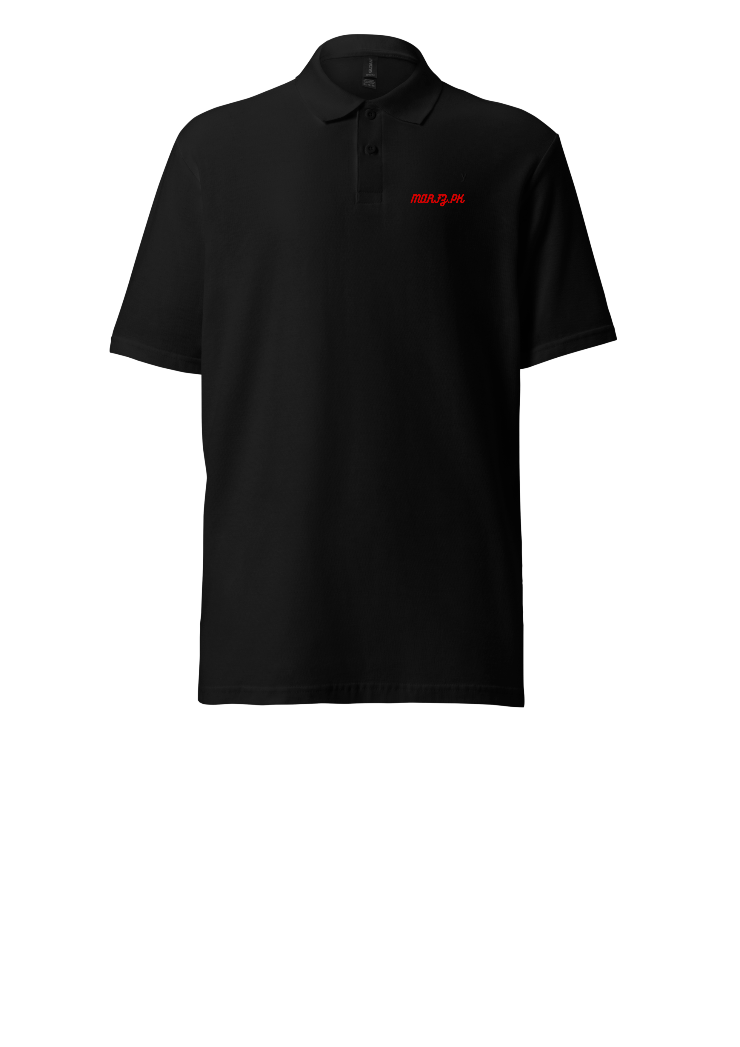 Black Polo Shirt for Men โ Premium Cotton Blend | MARFZ.PK