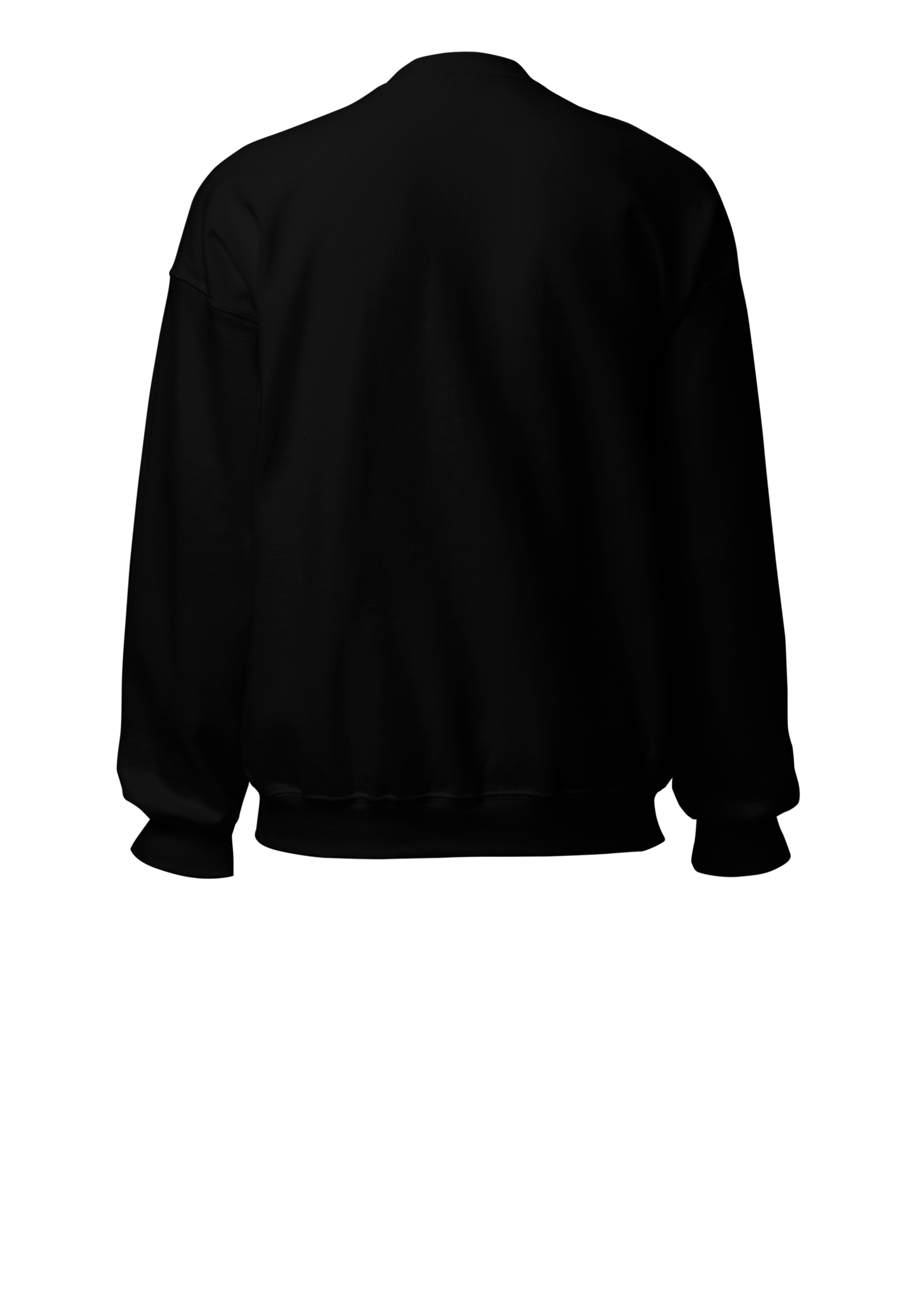 Plain Black Sweatshirt for Men & Women – Premium Winter Wear | Marfz.pk - Image 3